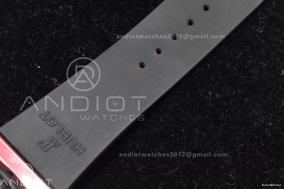 ComfortFit Skeleton 1:1 388 A Red Unico Dial Ceramic Big on Bang Best Rubber BBF Magic Edition Strap Red 0411